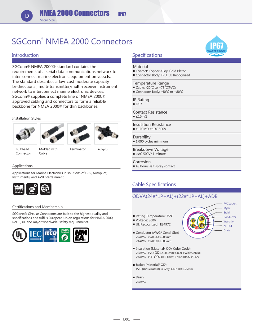 Singatron SGCONN NMEA 2000